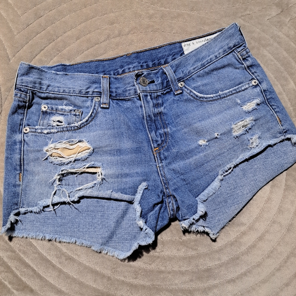 Rag & bone, distressed, size 25